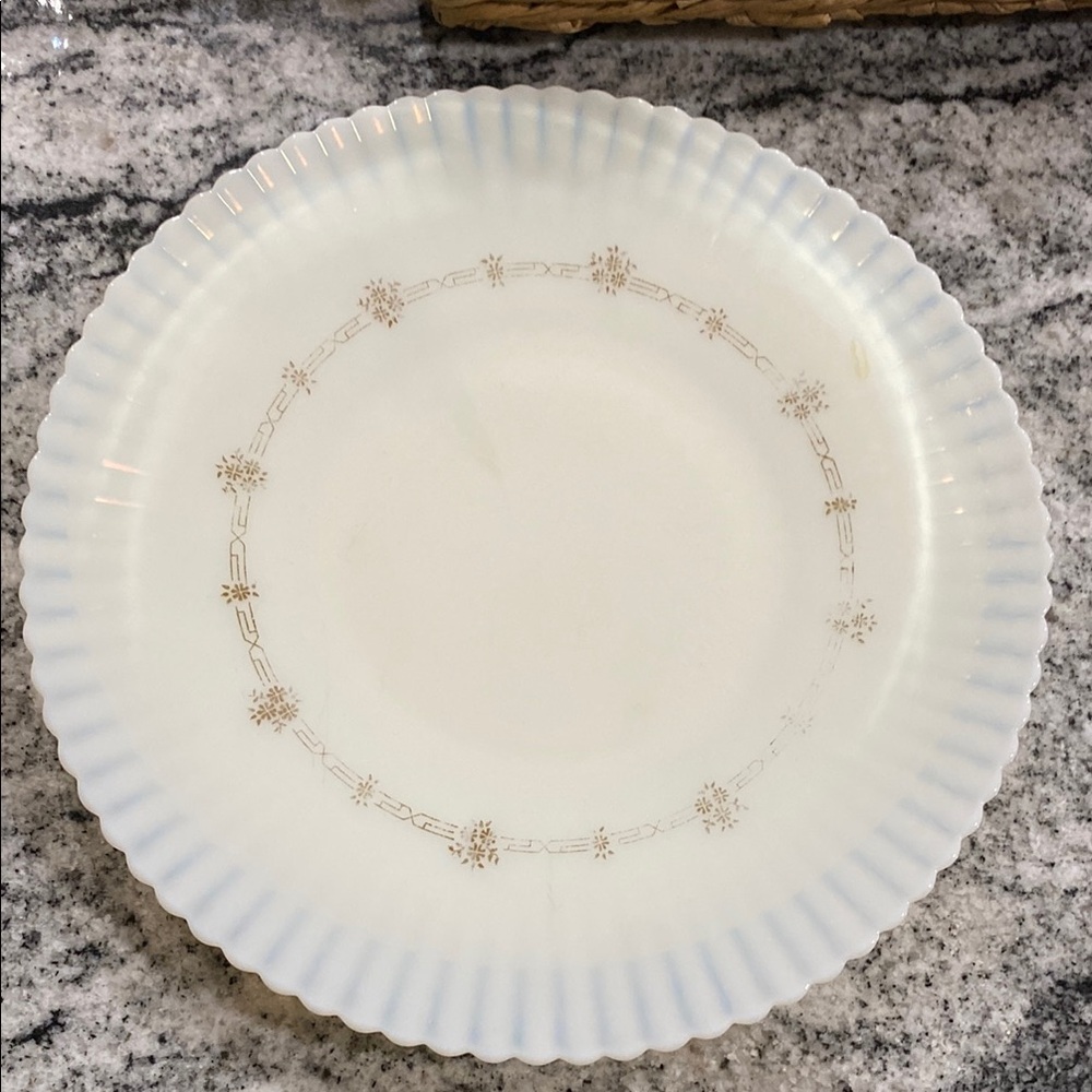 Vintage 1930’s MacBeth-Evans Monax Petalware 10.5” Cake Platter!